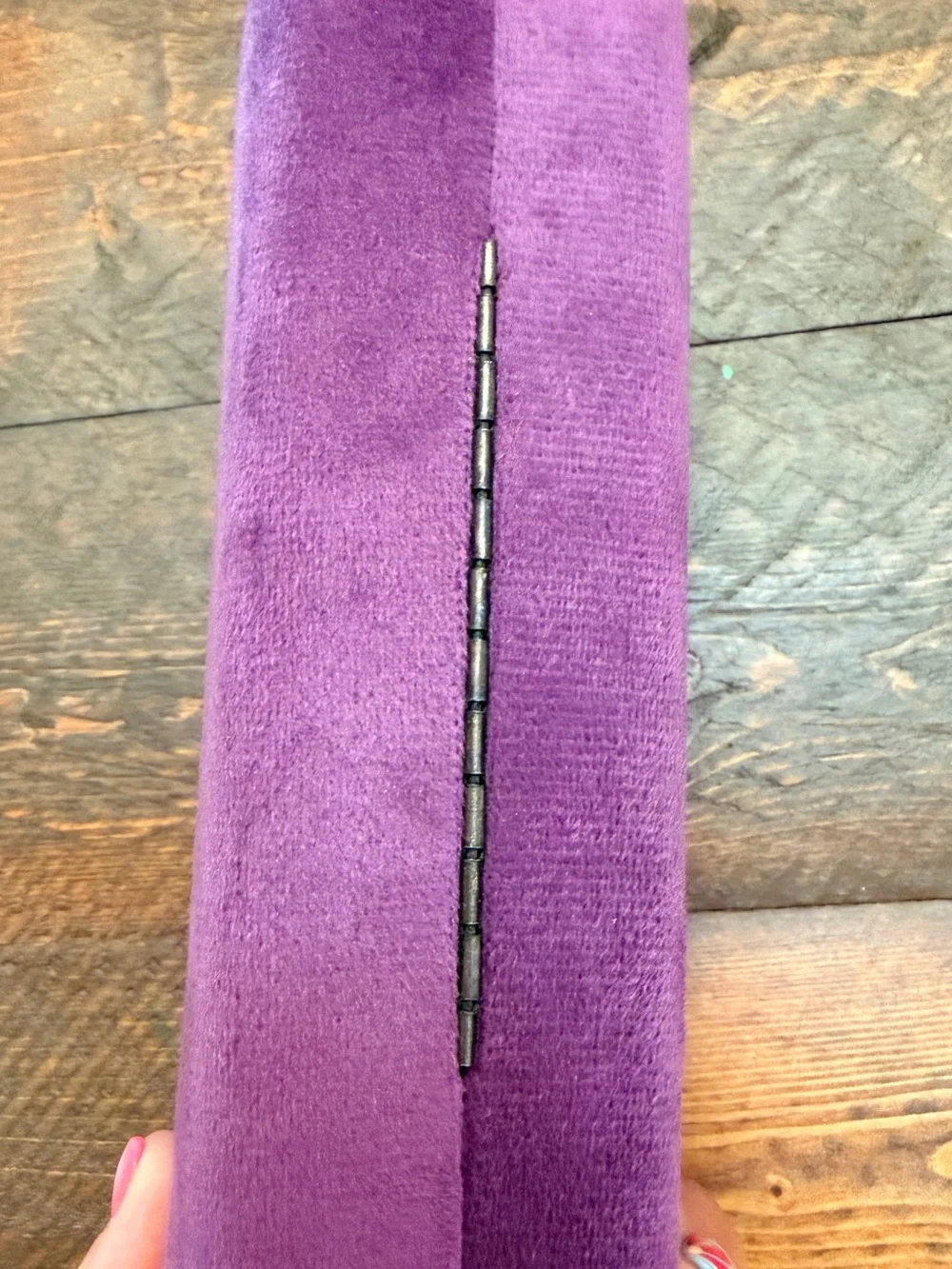 Authentic Gucci Purple Velvet Hard Clamshell Sunglasses Eyeglasses Case EUC